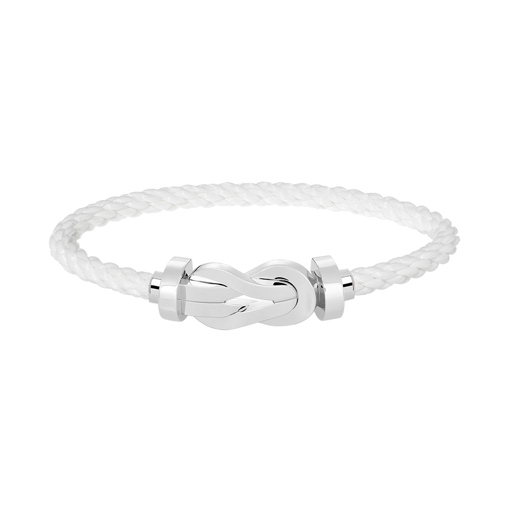 ¡®Aura Jewels¡¯CHANCE LARGE 8 FIGURE BUCKLE NO DIAMOND BRACELET SILVER
