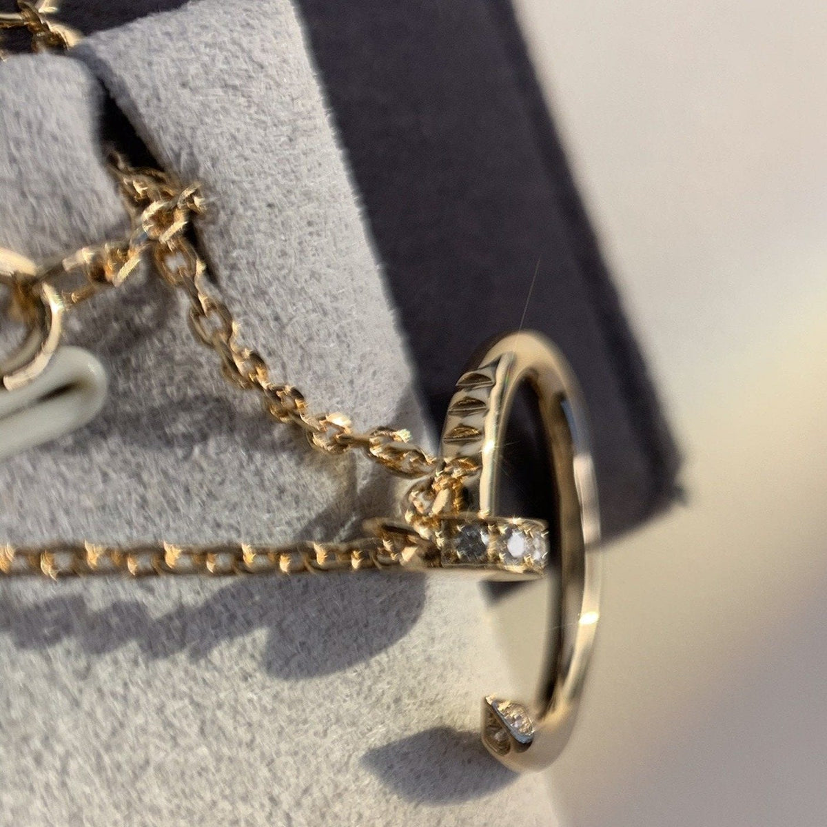 ¡®Aura Jewels¡¯JUSTE NECKLACE PINK GOLD