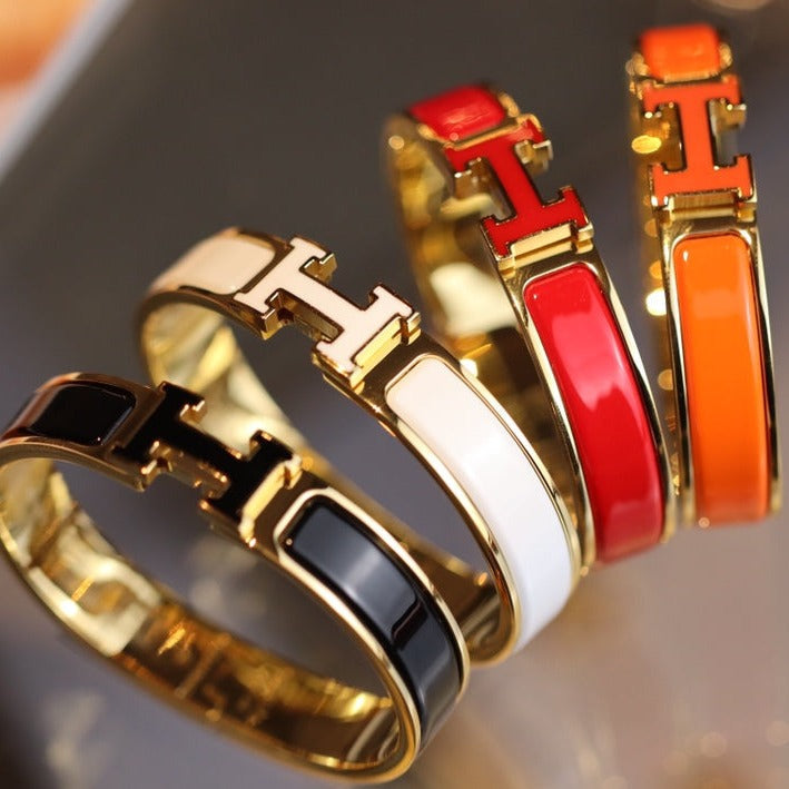 ¡®Aura Jewels¡¯H BRACELET 12MM GOLD