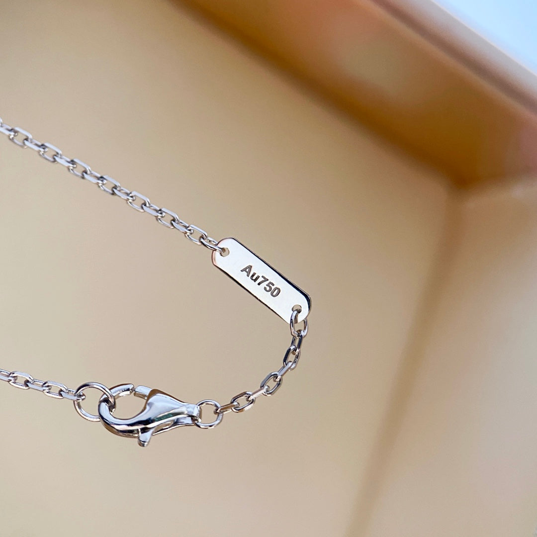 ¡®Aura Jewels¡¯CLOVER DIAMOND NECKLACE SILVER