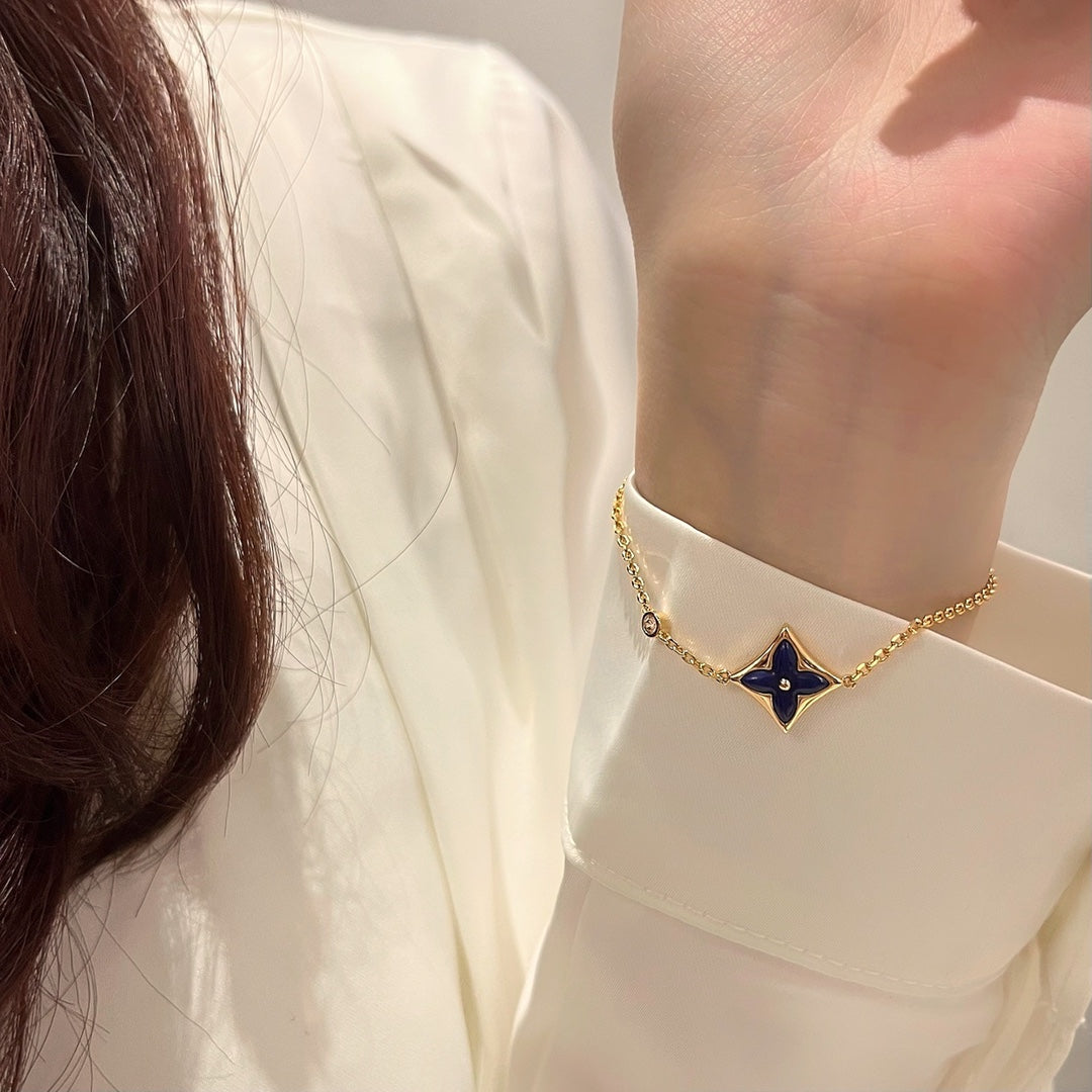 ¡®Aura Jewels¡¯COLOR STAR PINK GOLD DIAMOND BRACELET