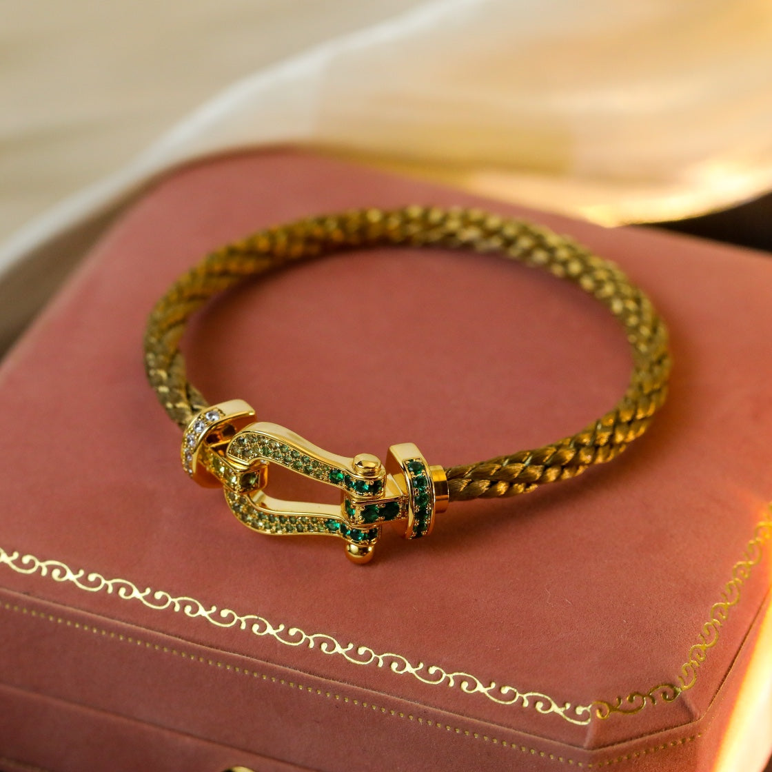 ¡®Aura Jewels¡¯FORCE 10 GOLD GREEN DIAMOND PAVED
