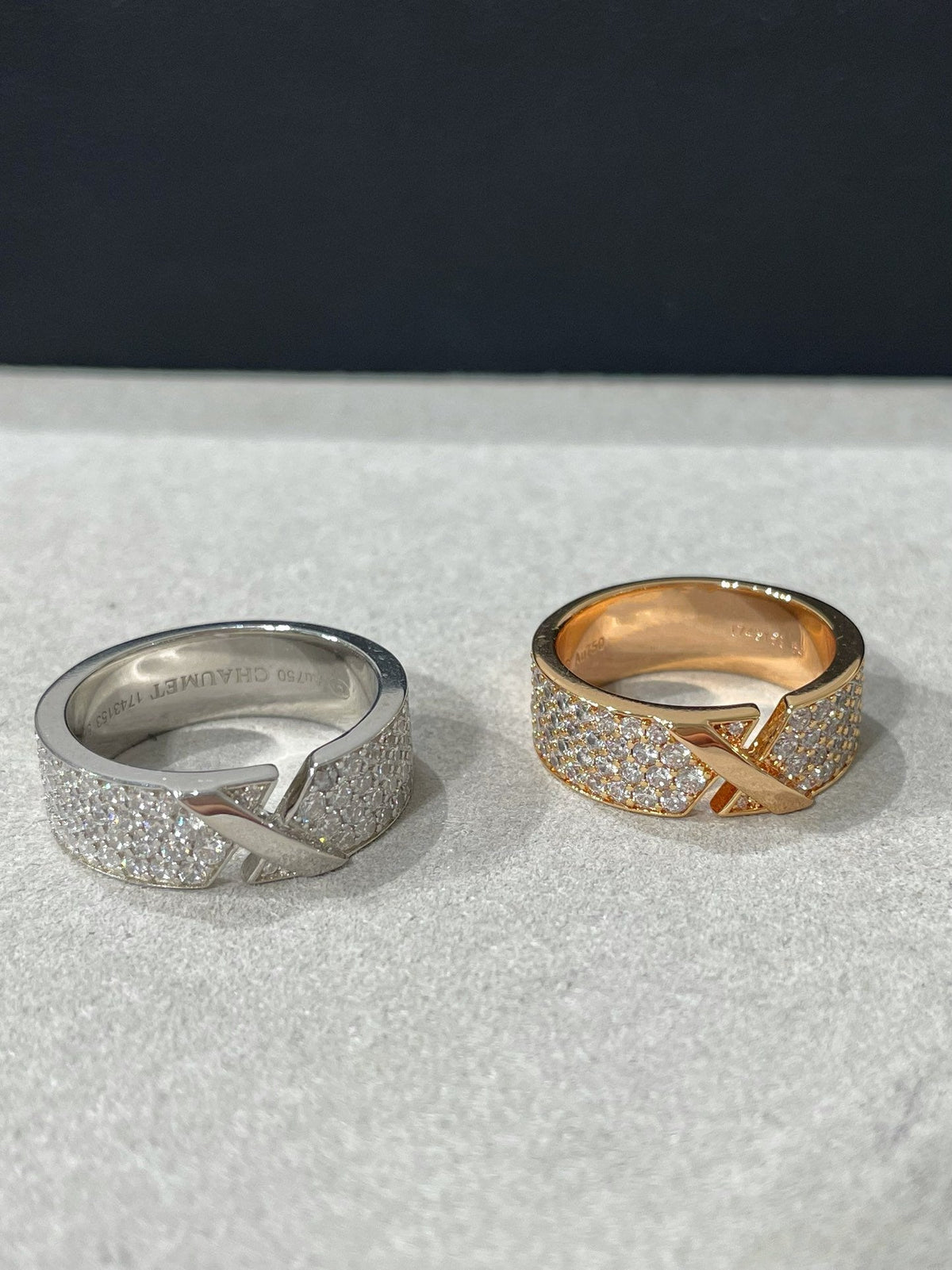 ¡®Aura Jewels¡¯LIENS EVIDENCE DIAMOND PAVED RING