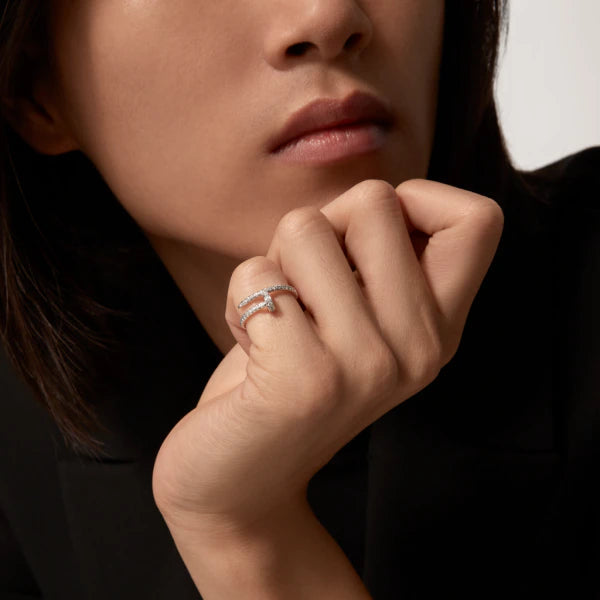 ¡®Aura Jewels¡¯JUSTE RING 1.8MM SILVER DIAMONDS