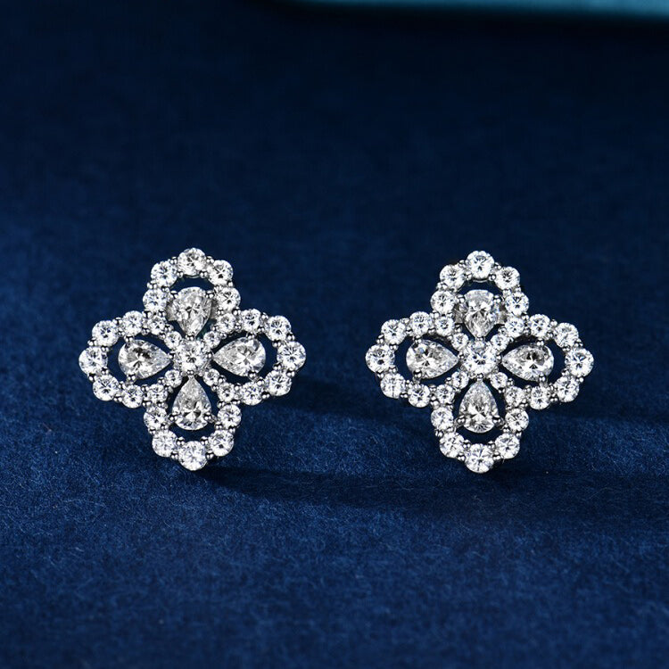¡®Aura Jewels¡¯LOOP EARRINGS FULL MOTIF DIAMOND 16MM