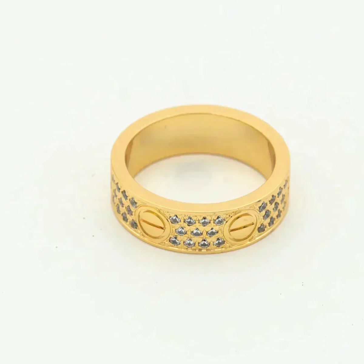 ¡®Aura Jewels¡¯LOVE RING 5.5MM DIAMONDS PAVED