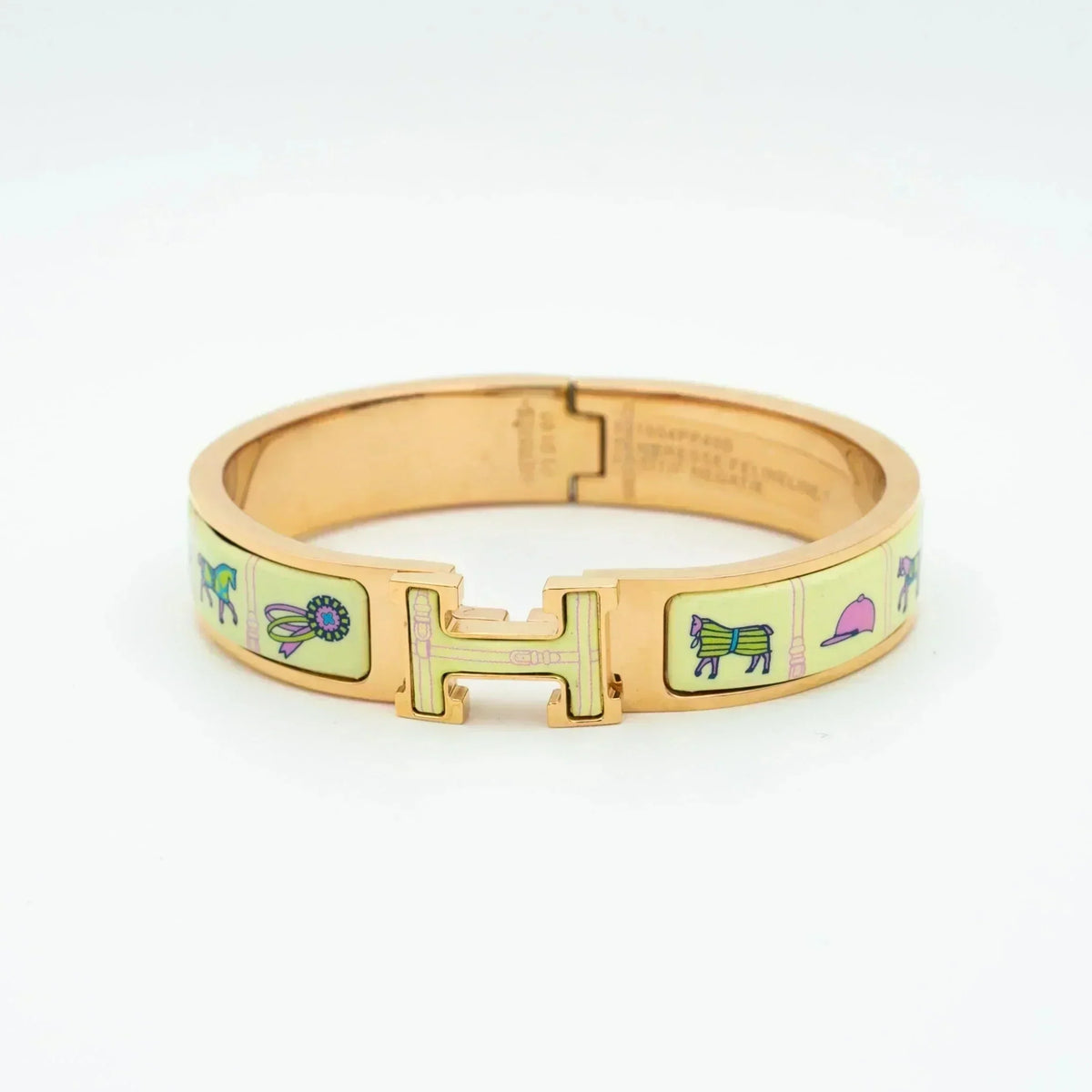 ¡®Aura Jewels¡¯H PINK GOLD BRACELET CREAM CERAMIC