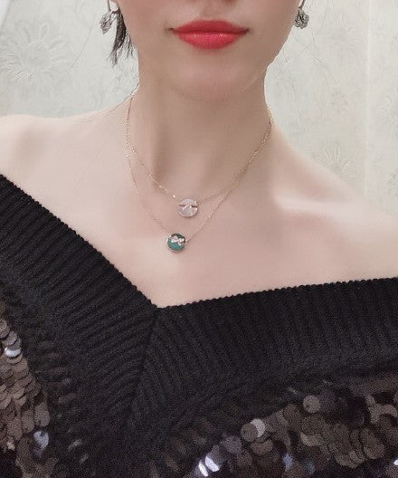 ¡®Aura Jewels¡¯JEUX DE ROSE GOLD DIAMOND NECKLACE