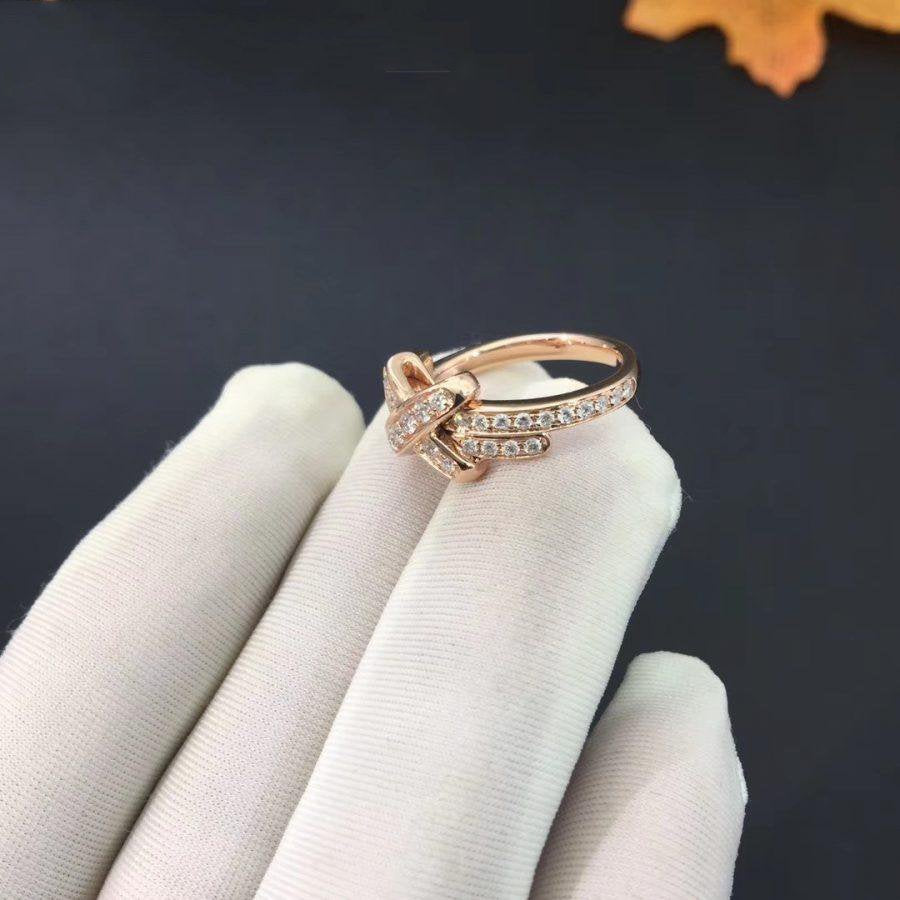 ¡®Aura Jewels¡¯JEUX DE RING PINK GOLD DIAMOND
