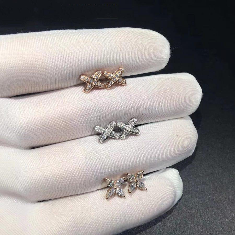 ¡®Aura Jewels¡¯JEUX DE DIAMOND EARRINGS