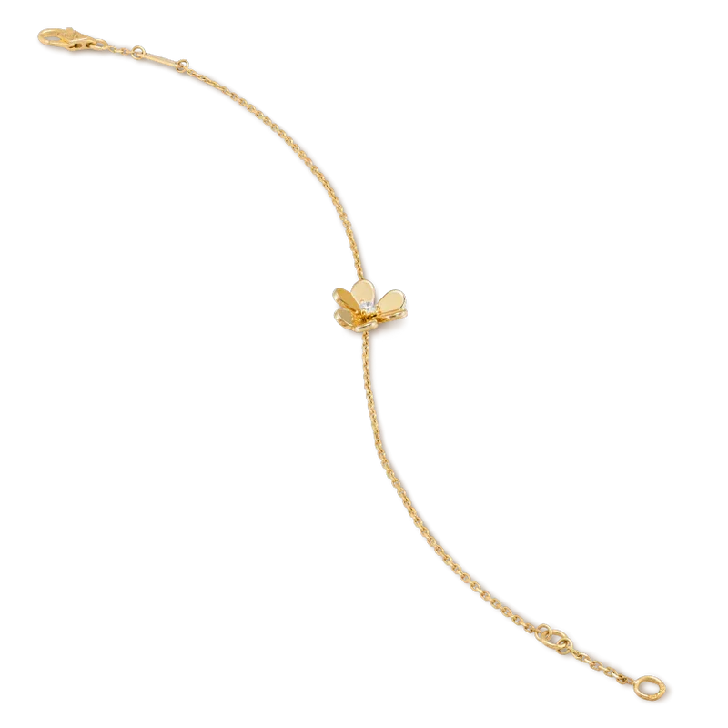 ¡®Aura Jewels¡¯FRIVOLE GOLD FLOWER PINK MALACHITE BRACELET