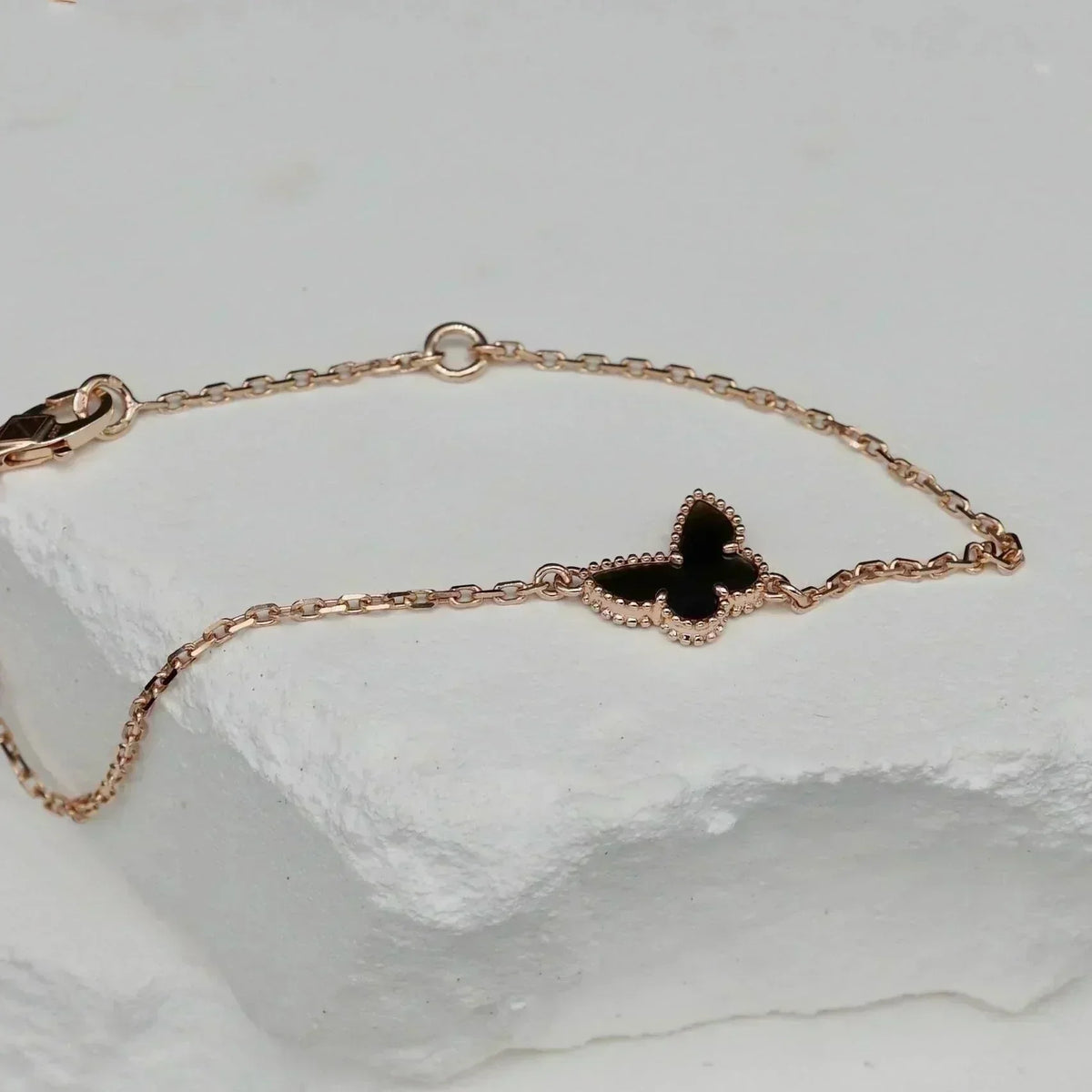¡®Aura Jewels¡¯BUTTERFLY ONYX BUTTERFLY BRACELET