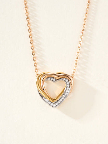 ¡®Aura Jewelry¡¯Heart Ring Pendant Necklace