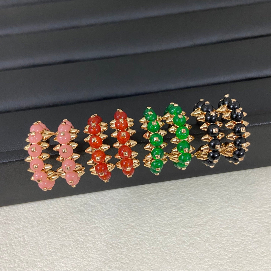 ¡®Aura Jewelry¡¯Color Gemstone Stud Earrings