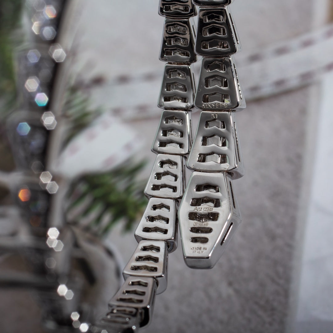 [Aura Jewelry]SERPENTI BRACELET 6MM SILVER DIAMOND