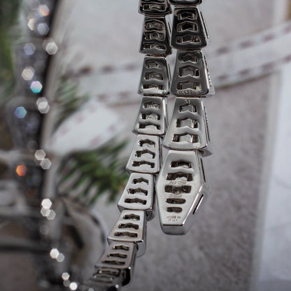 [Aura Jewelry]SERPENTI BRACELET 6MM SILVER DIAMOND