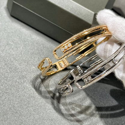 [Aura Jewels]MOVE 10TH PAVED DIAMOND BRACELET