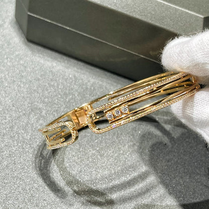 [Aura Jewels]MOVE 10TH PAVED DIAMOND BRACELET