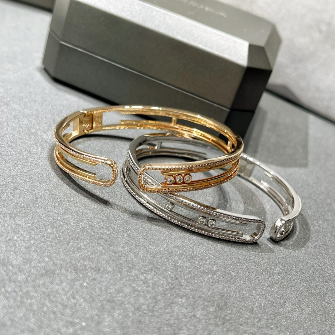 [Aura Jewels]MOVE 10TH PAVED DIAMOND BRACELET