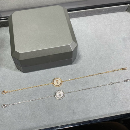 [Aura Jewels]LUCKY MOVE DIAMOND PAVED BRACELET