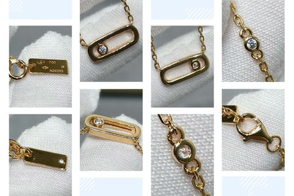 [Aura Jewels]MOVE UNO DIAMOND NECKLACE