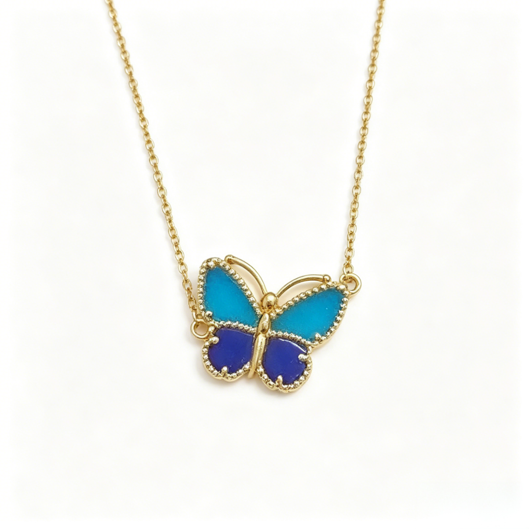 [Aura Jewels] 2026 NEW LUCKY BUTTERFLY 1 MOTIFS NECKLACE