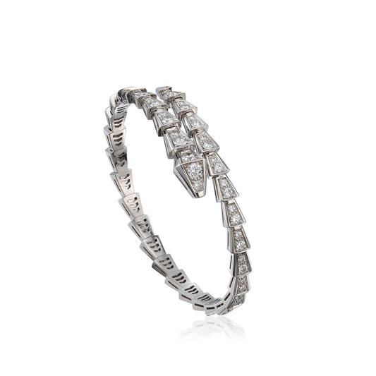 [Aura Jewelry]SERPENTI BRACELET 6MM SILVER DIAMOND