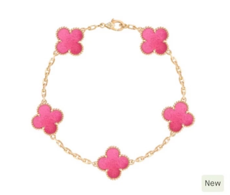 [AuraJewelry ] 26 NEW PINK BUBBLE ENAMEL SET