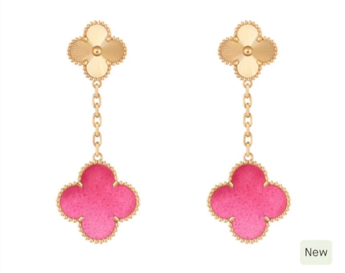 [AuraJewelry ] 26 NEW PINK BUBBLE ENAMEL SET