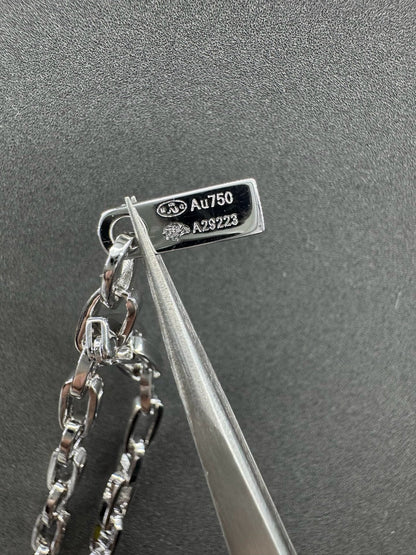 [Aura Jewelry] Move Link Pave Diamond Chain Necklace