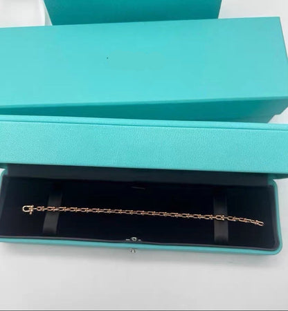 [Aura Jewelry] T Micro Link Bracelet
