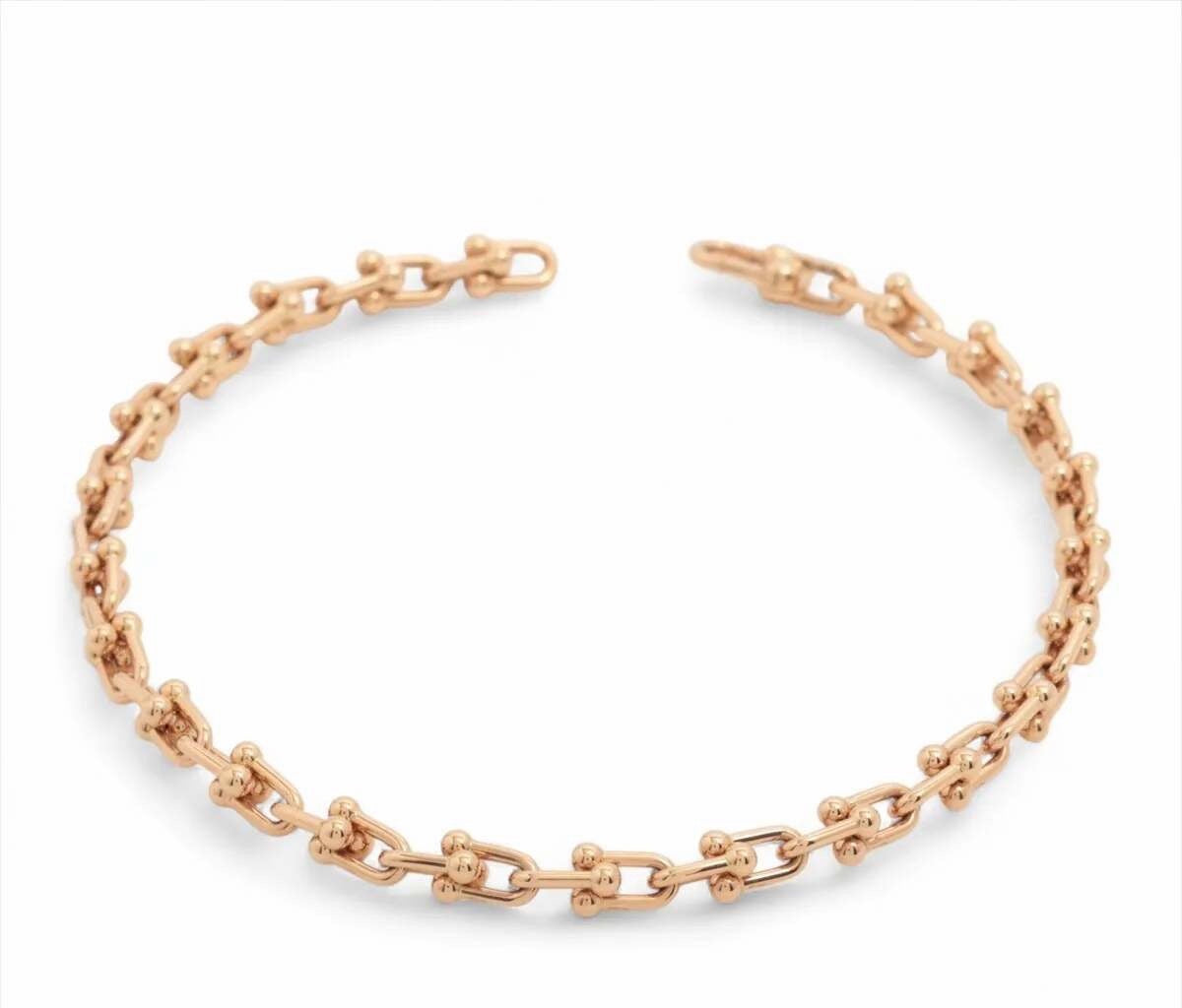 [Aura Jewelry] T Micro Link Bracelet