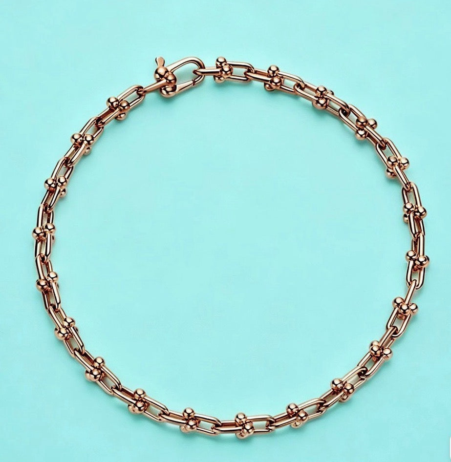 [Aura Jewelry] T Micro Link Bracelet