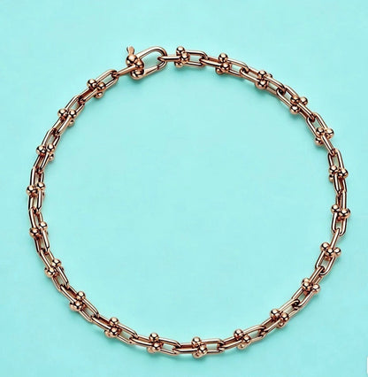 [Aura Jewelry] T Micro Link Bracelet