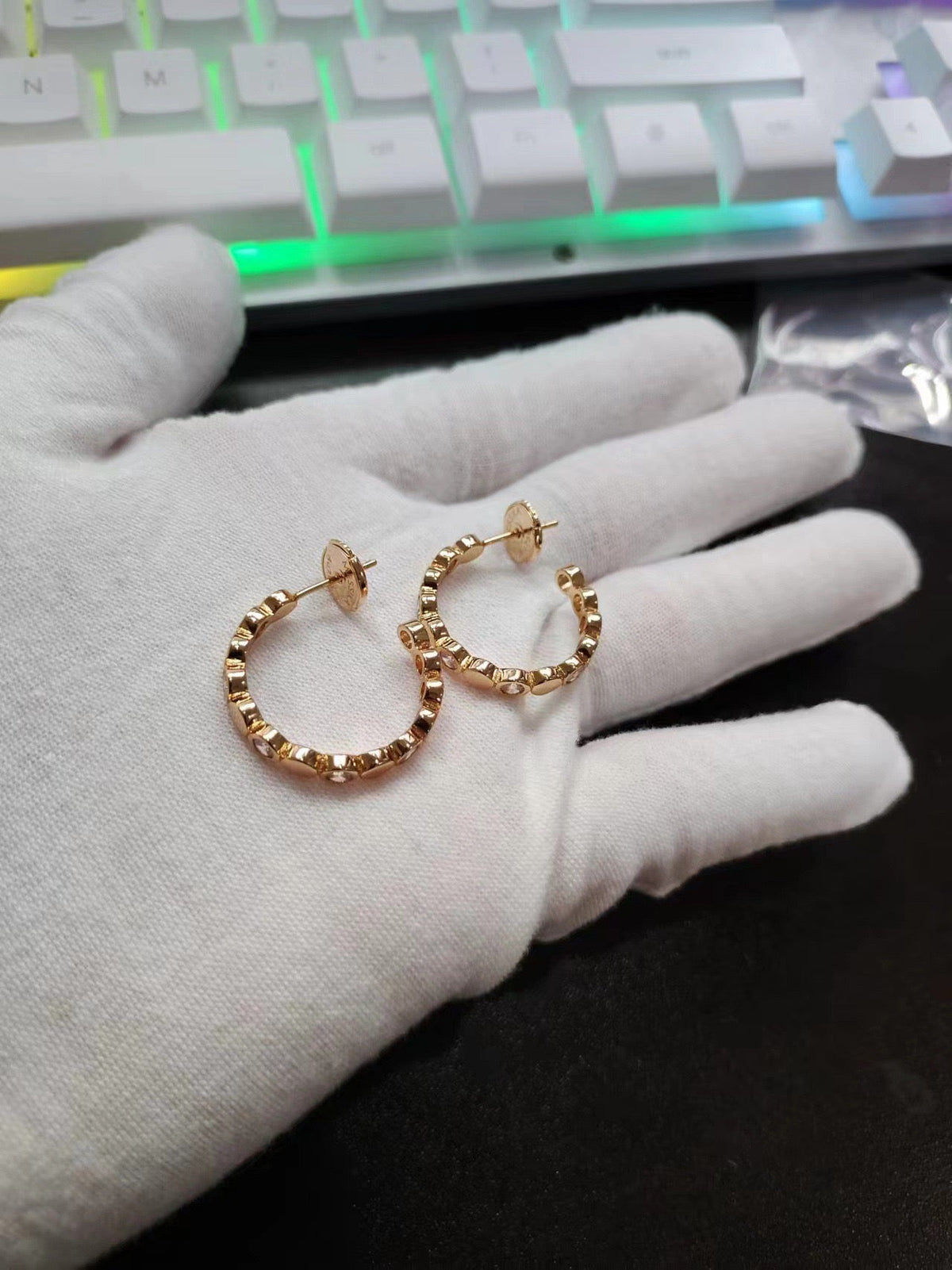 [Aura Jewelry]Bubble Hoop Earrings