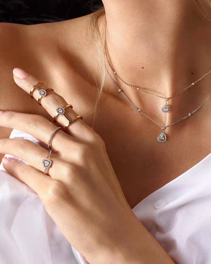 [Aura Jewelry]Move Romane Diamond Ring（副本）
