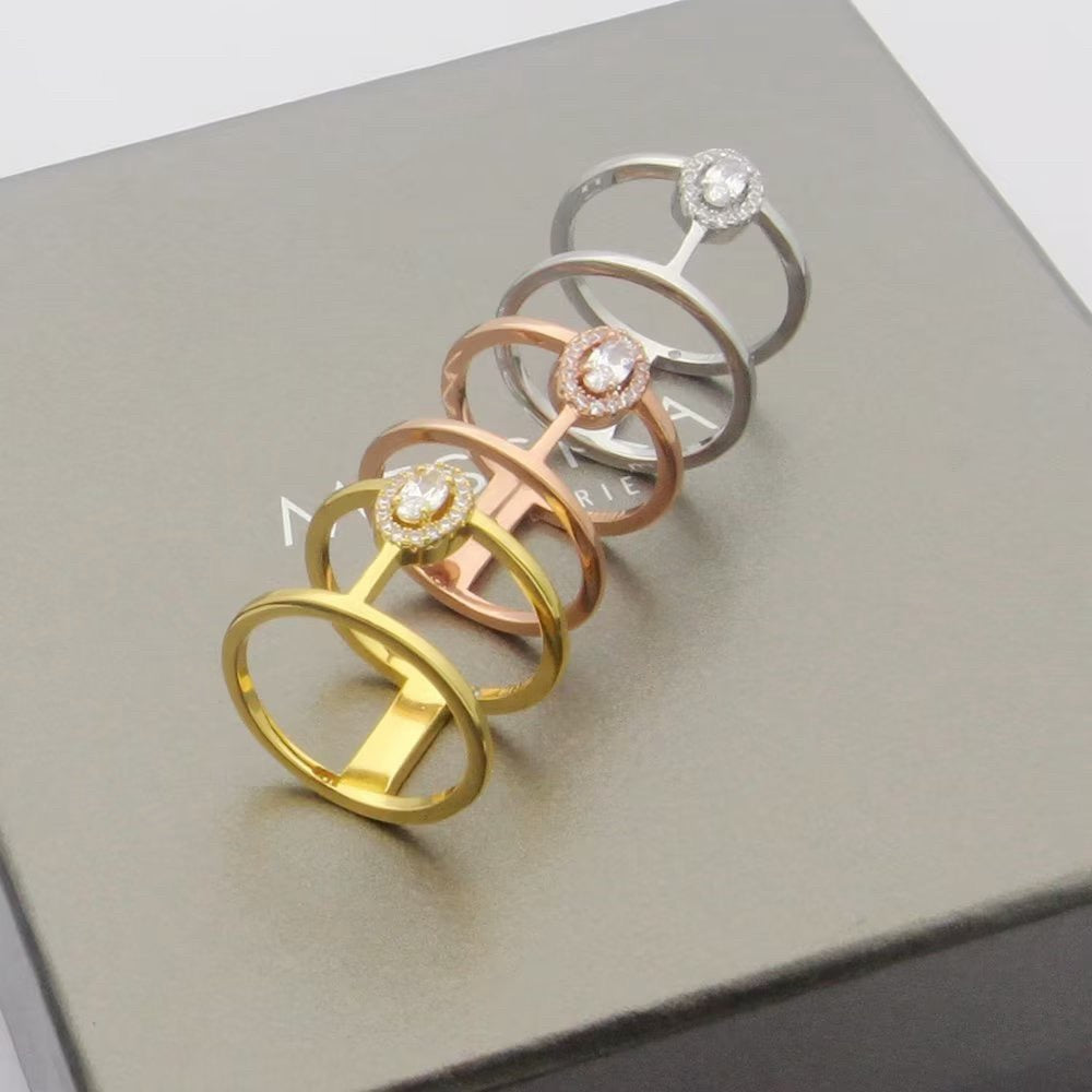 [Aura Jewelry]Move Romane Diamond Ring（副本）