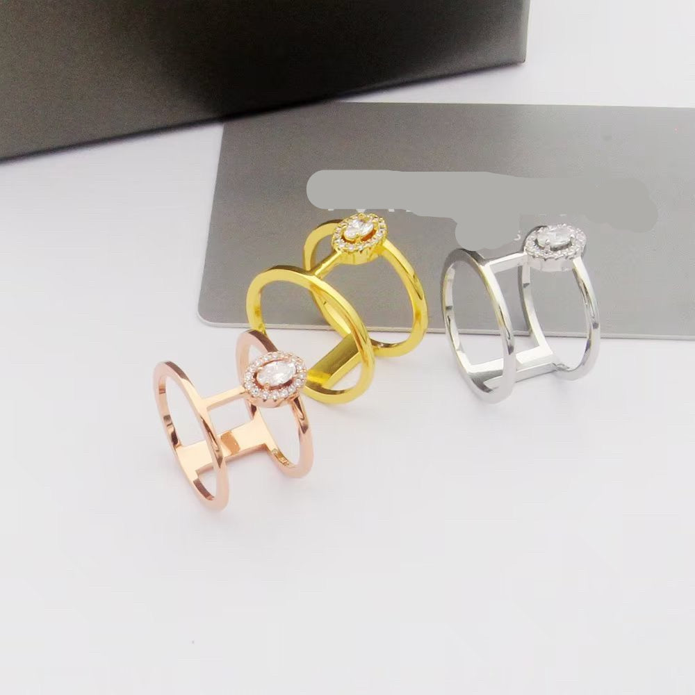 [Aura Jewelry]Move Romane Diamond Ring（副本）