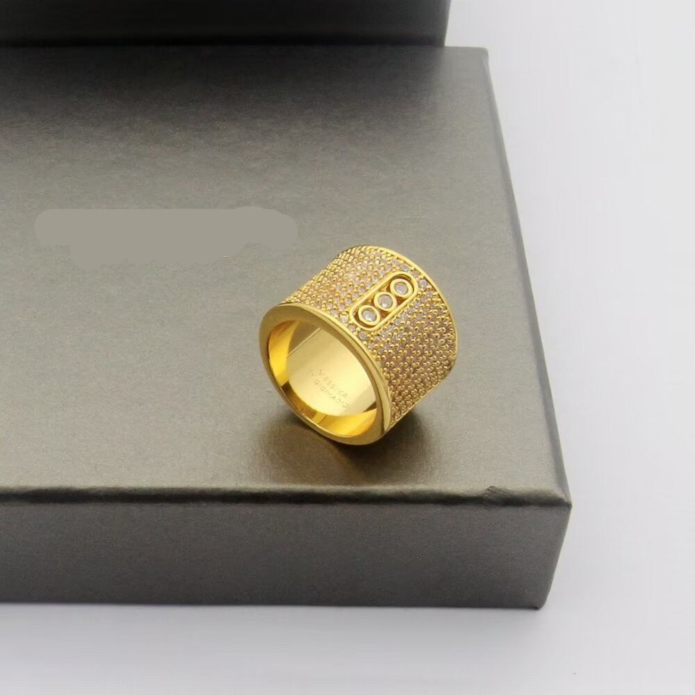 [Aura Jewelry] Move Wide Full Pavé Diamond Ring