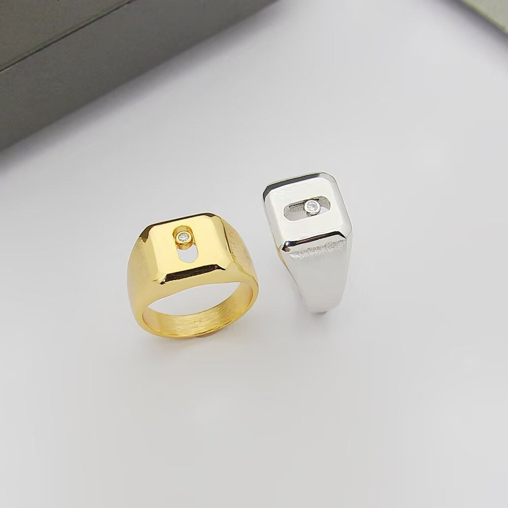 [Aura Jewelry] My Move Natural Titanium Signet Ring