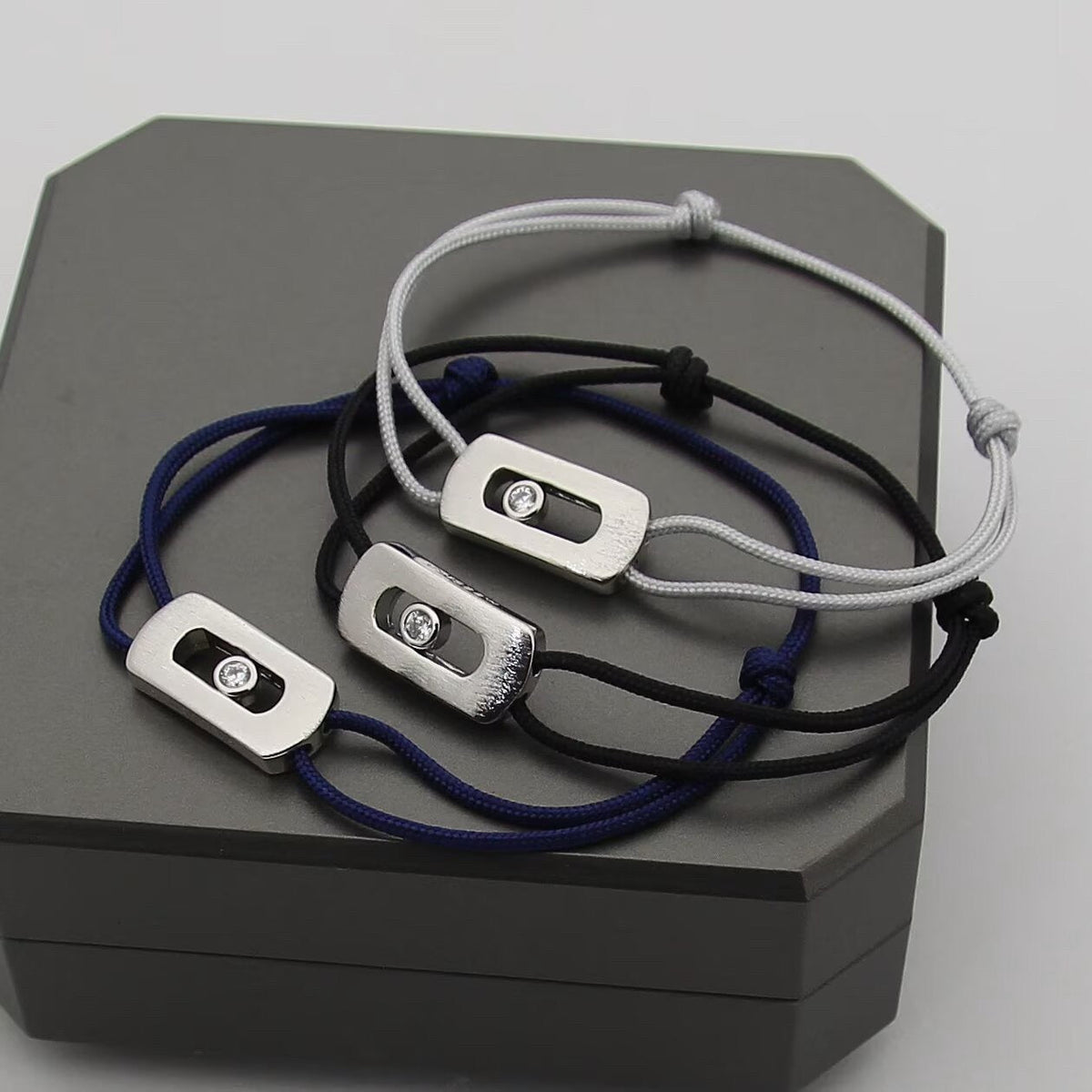 [Aura Jewelry]My First Diamond Cord Bracelet