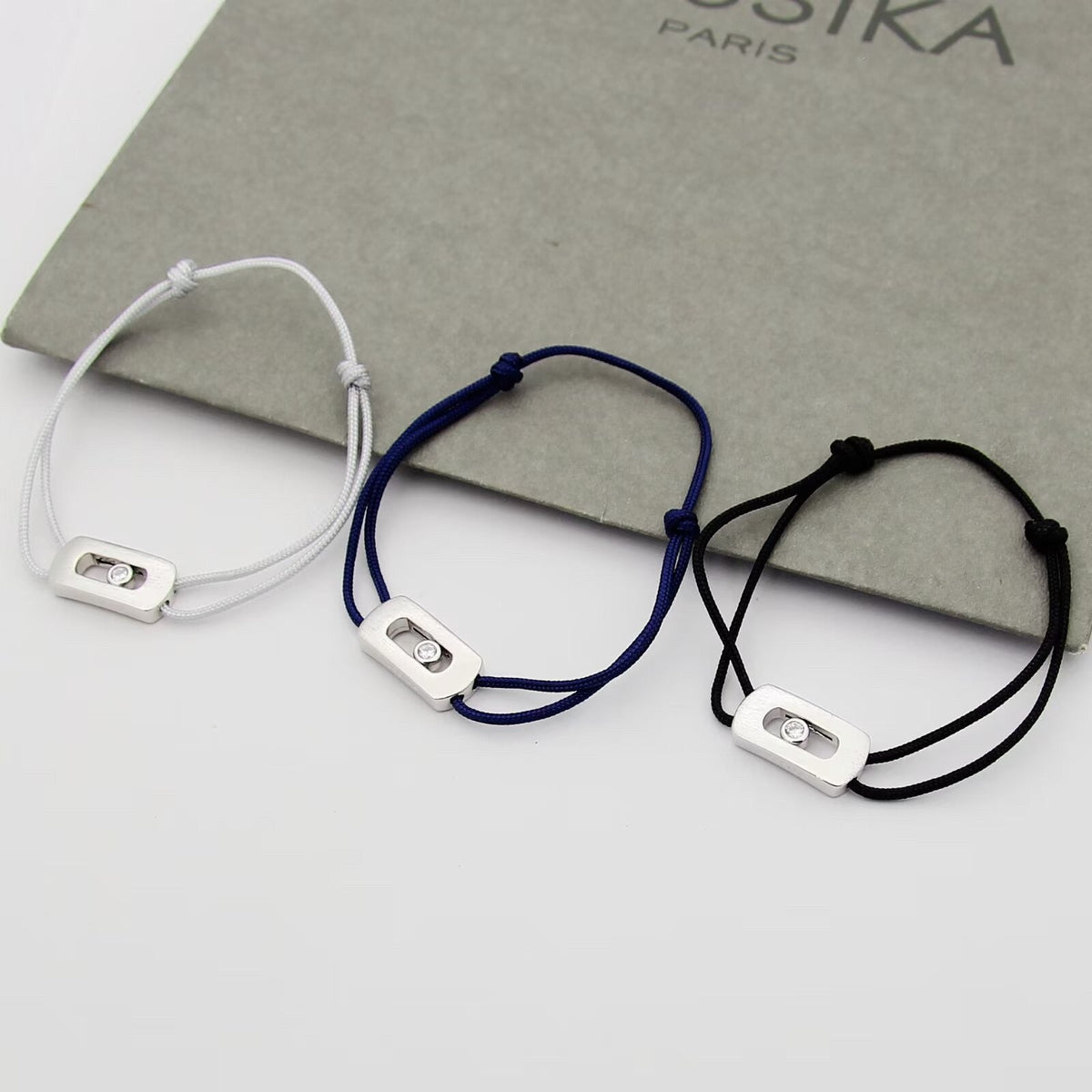 [Aura Jewelry]My First Diamond Cord Bracelet