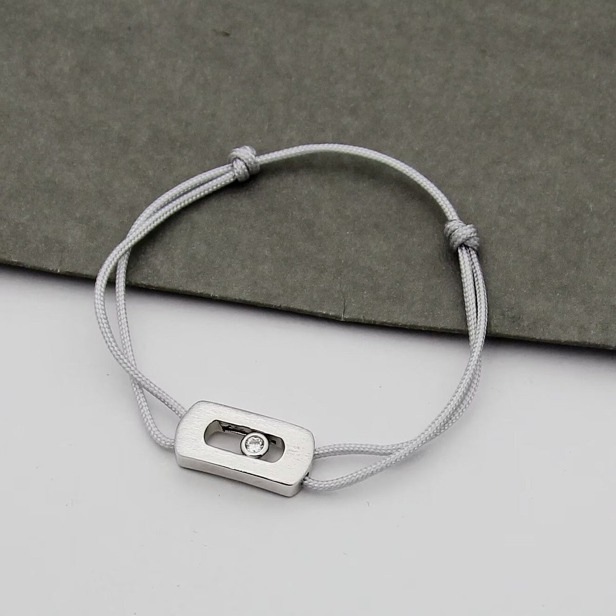 [Aura Jewelry]My First Diamond Cord Bracelet