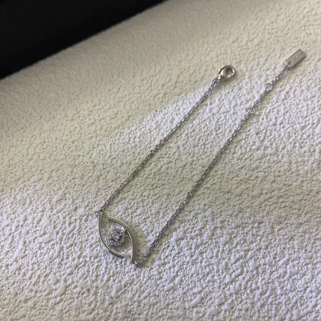 [Aura Jewelry]Lucky Eye Sliding Diamond Bracelet