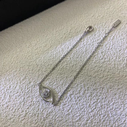 [Aura Jewelry]Lucky Eye Sliding Diamond Bracelet