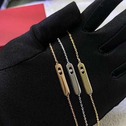 [Aura Jewelry]My First Diamond Bracelet(Adjustable)
