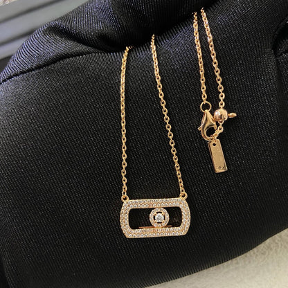[Aura Jewelry] So Move Pavé Sliding Diamond Necklace