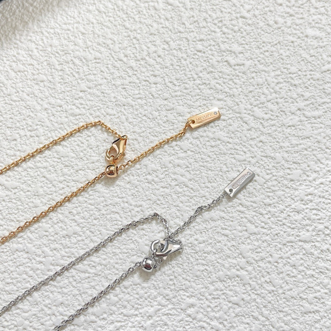 [Aura Jewelry] So Move Pavé Sliding Diamond Necklace