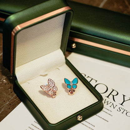 ¡®AuraJewelry¡¯Asymmetrical Butterfly Earclips