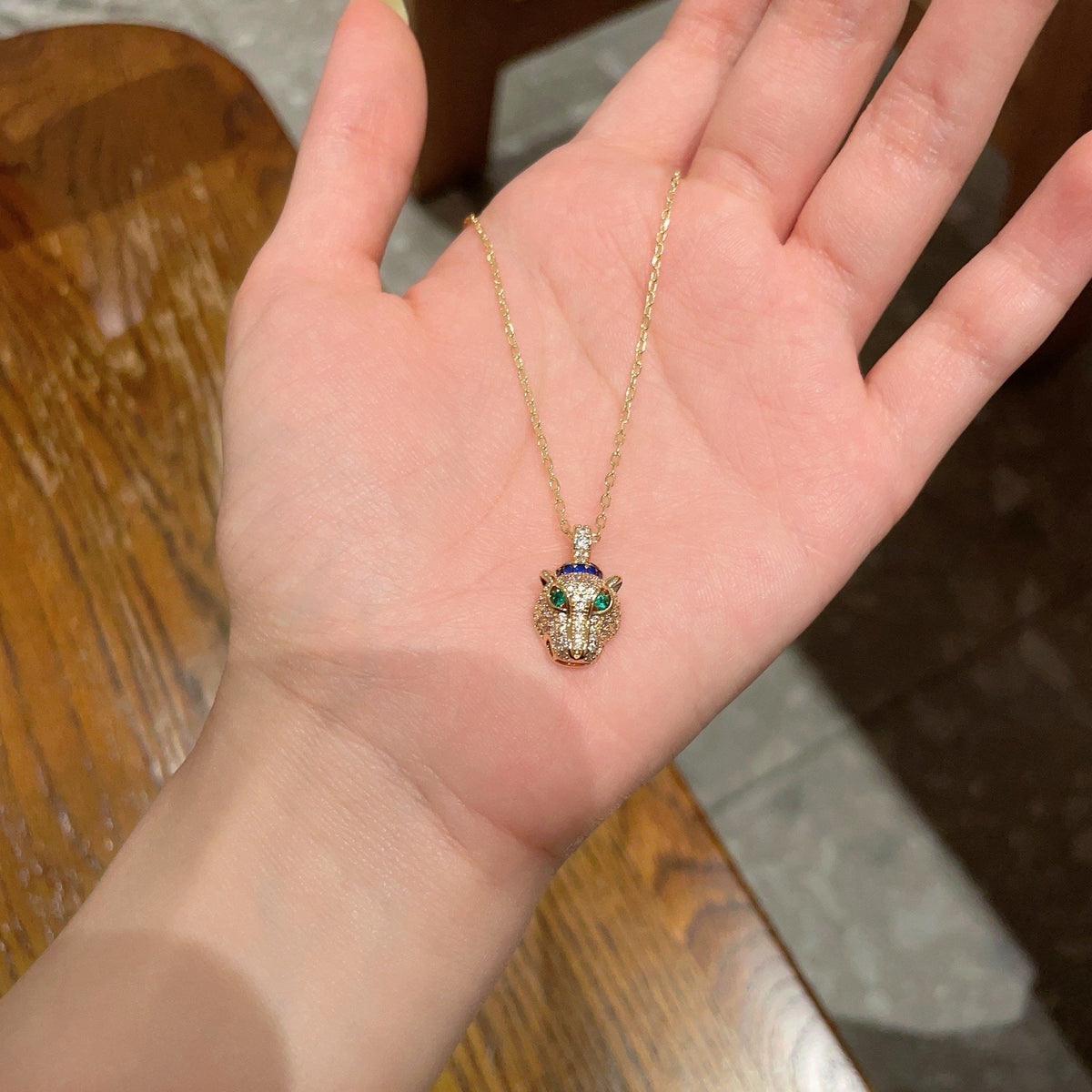 ¡®AuraJewelry¡¯Panthère de Cartier Pavé‑Diamond Necklace